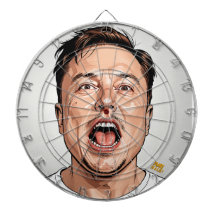 Elon Musk Dartboard – Take Your Best Shot!