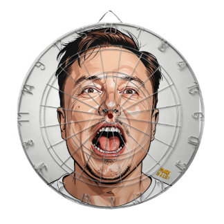 Elon Musk Dartboard – Take Your Best Shot!