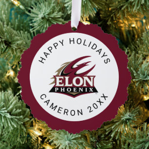 Elon Phoenix 2 Tree Decoration Card