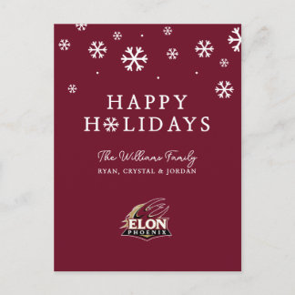 Elon Phoenix Holiday Postcard