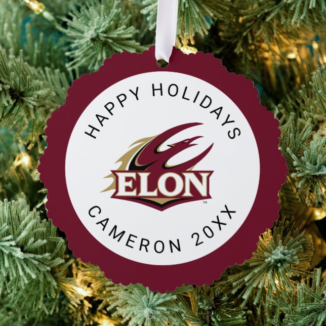 Elon Phoenix Logo Tree Decoration Card (Insitu (Tree))