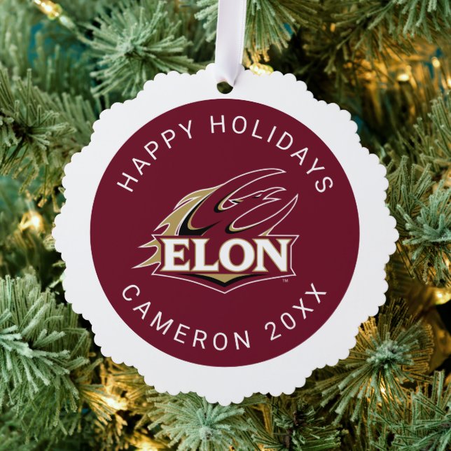 Elon Phoenix Logo Tree Decoration Card (Insitu (Tree))