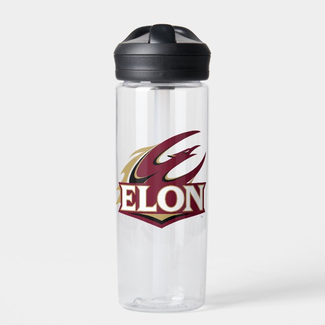 Elon Phoenix Logo Water Bottle (Front)