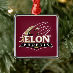 Elon Phoenix Metal Tree Decoration