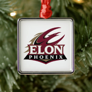 Elon Phoenix Metal Tree Decoration