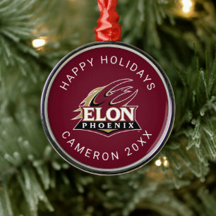 Elon Phoenix Metal Tree Decoration