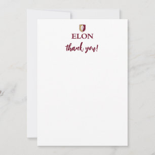 Elon   Thank You Card