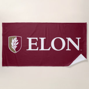 Elon University Beach Towel