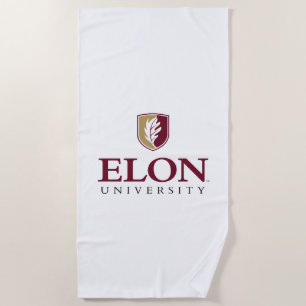 Elon University Beach Towel