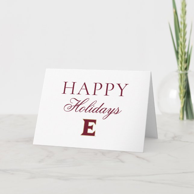 Elon University E Holiday Card (Front)