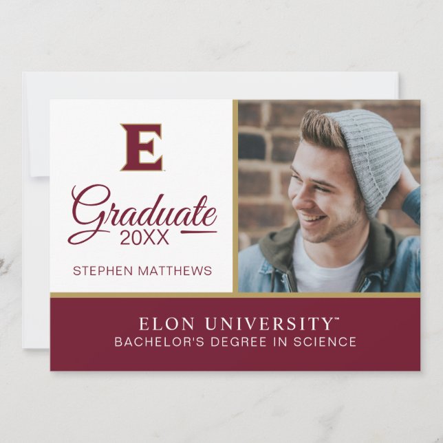 Elon University E Invitation (Front)