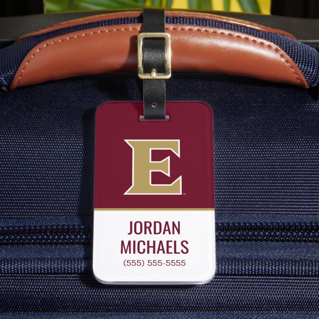 Elon University E Luggage Tag (Front Insitu 2)
