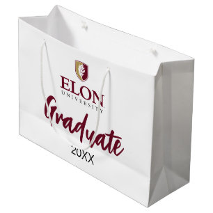 Elon University   Graduate 20XX Large Gift Bag