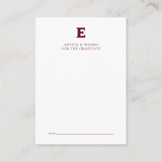 Elon University Graduation Card (Front)