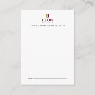 Elon University Graduation Card