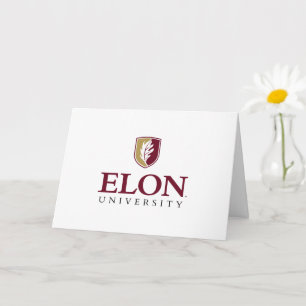 Elon University Graduation   Congratulations Card