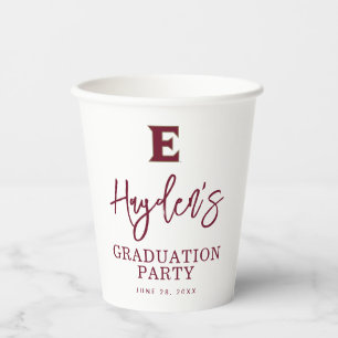 Elon University Graduation Paper Cups