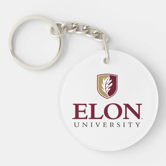 Elon University Key Ring (Front)