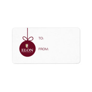 Elon University Label