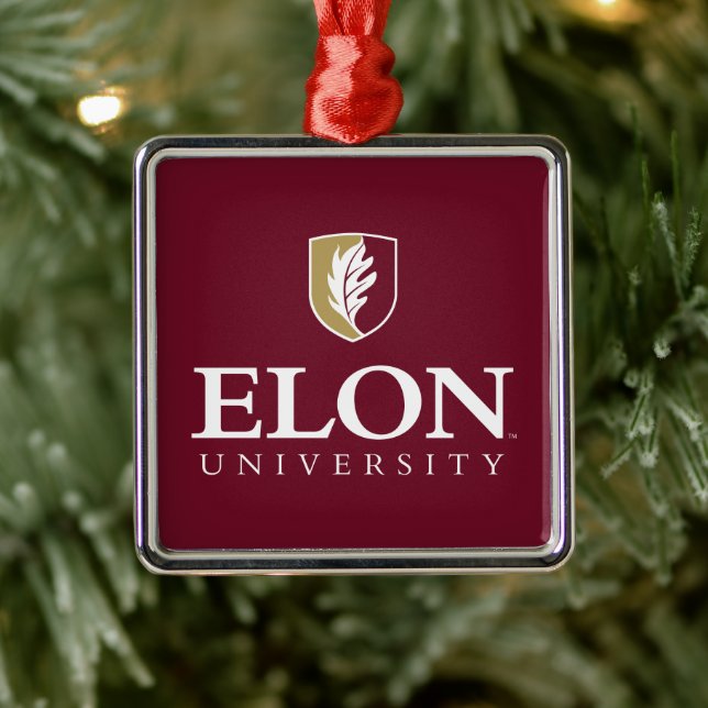 Elon University Metal Tree Decoration (Tree)