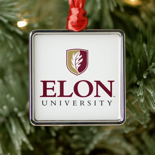 Elon University Metal Tree Decoration (Tree)
