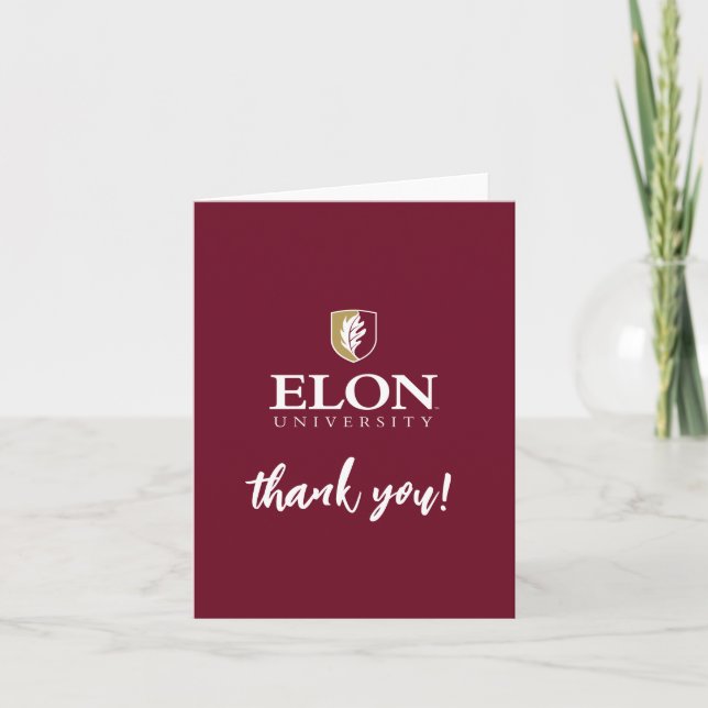 Elon University | Thank You (Front)