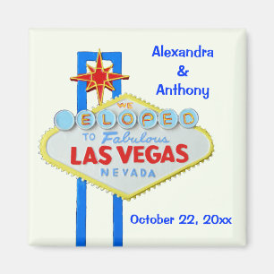 Eloped to Las Vegas Magnet