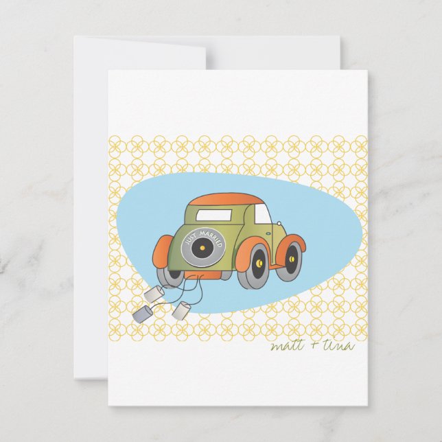 Elopement Announcement and Celebration Invitation (Front)