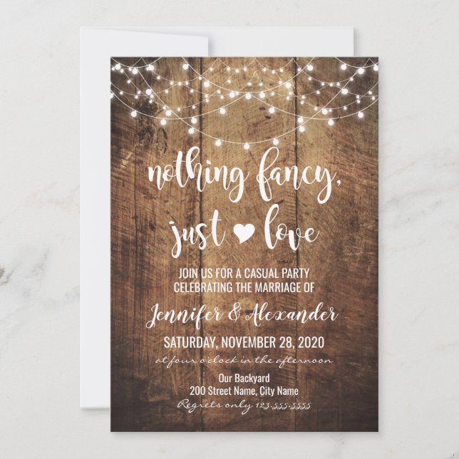 Elopement wedding celebration (Front)