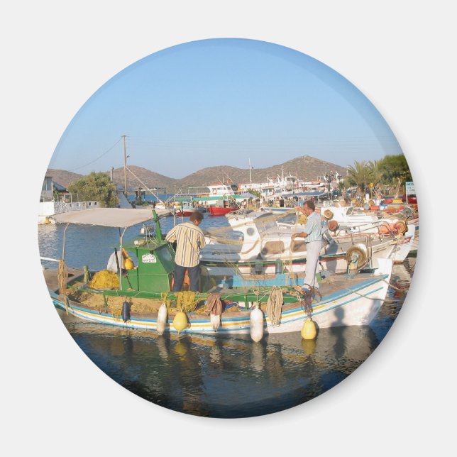 Elounda Crete Fridge Magnet (Front)