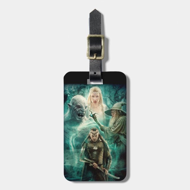 ELROND™, Azog, Galadriel, & Gandalf Graphic Luggage Tag (Front Vertical)