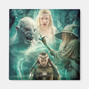 ELROND™, Azog, Galadriel, & Gandalf Graphic Magnet