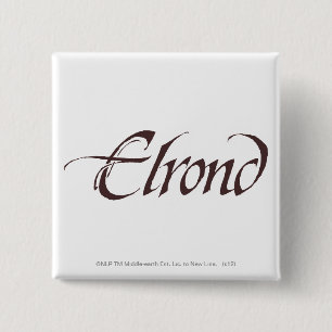 ELROND™ Name Solid 15 Cm Square Badge