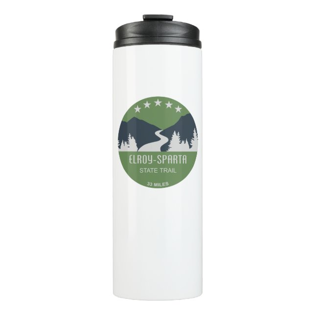 Elroy-Sparta State Trail Thermal Tumbler (Front)
