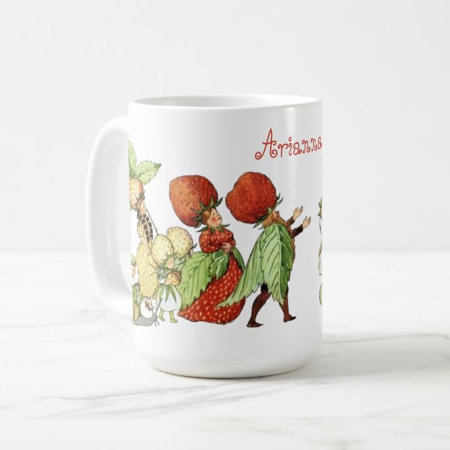 Elsa Beskow Flower Festival Coffee Mug (Front Left)