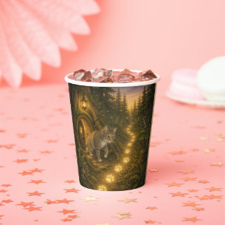Elsa from Whiskerwood – Glowing Paws Paper Cups