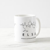 Elsa peptide name mug (Front Right)