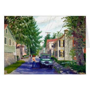 Elsah Illinois street scene