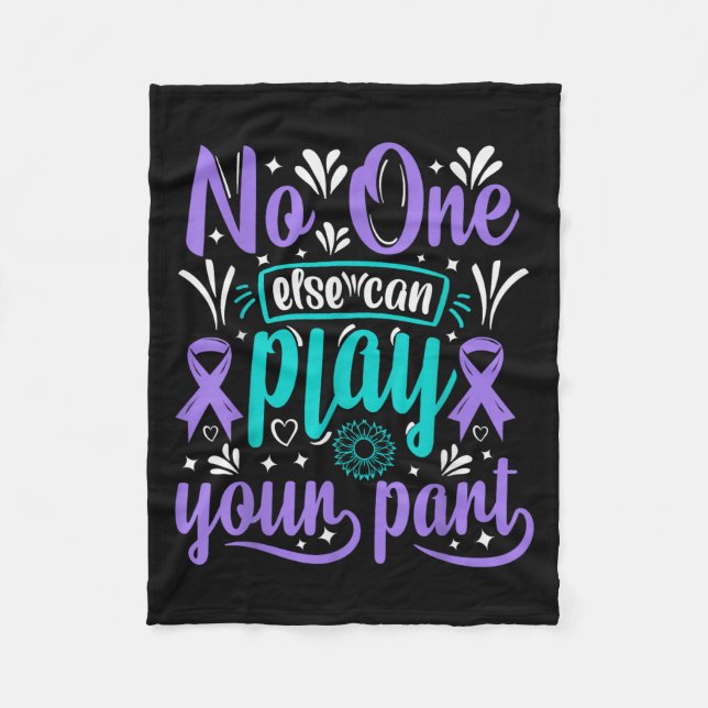 Else Can Play Your Part  Fleece Blanket (Front)