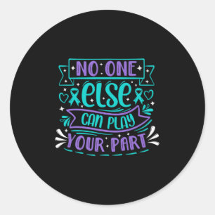 Else Can Play Your Part Premium Classic Round Sticker