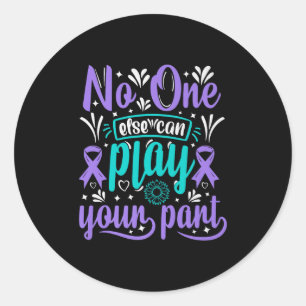 Else Can Play Your Part Premium Classic Round Sticker