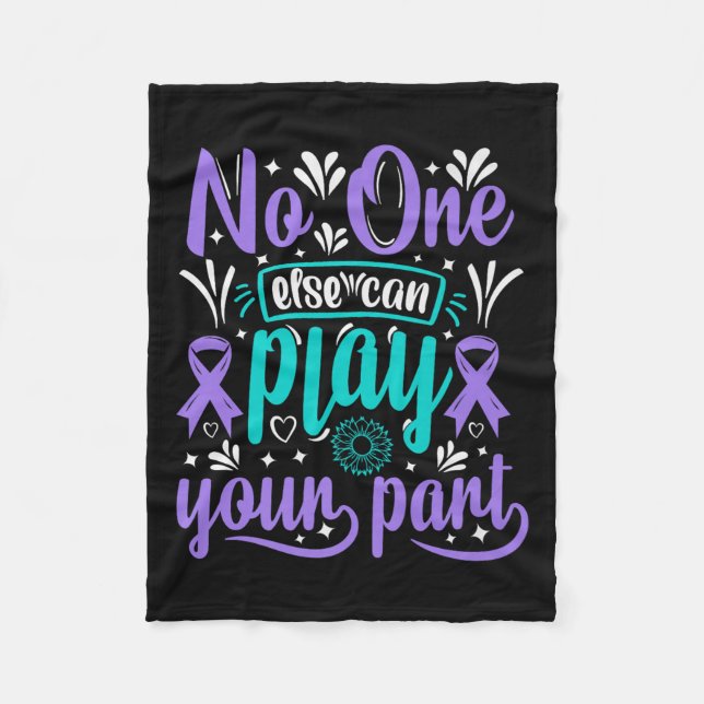 Else Can Play Your Part Premium  Fleece Blanket (Front)