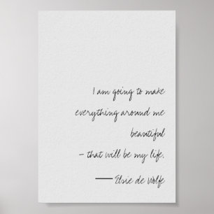 Elsie de Wolfe Poster