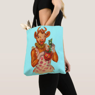 Elsie the Cow, money manager Tote Bag