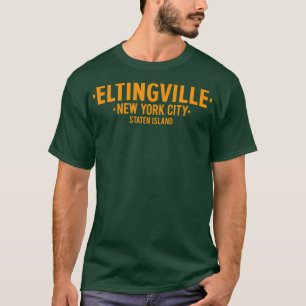 Eltingville Zen Staten Island Minimalist Apparel N T-Shirt