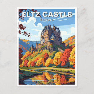 Eltz Castle Germany Travel Postcard