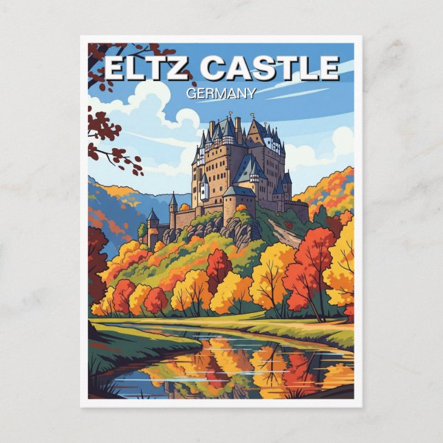 Eltz Castle Germany Travel Postcard (Front)