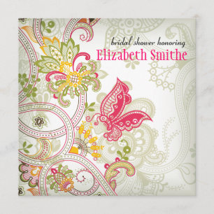 Elusive Butterfly Bridal Shower Invitation