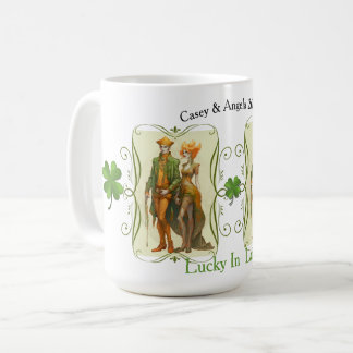Elven Couple St. Patrick's Day Gift Mug