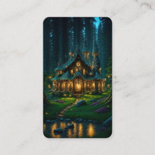 Elven Glade Castle Bookmark Business Card